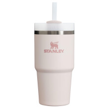 Vaso Térmico Stanley Quencher H2.0 de Acero Inoxidable con Tapa y Popote, 20 oz, Rosa