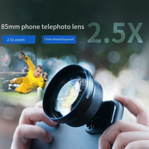 NEEWER HD 85mm teleobjektiv för iPhone, Samsung-telefoner 2