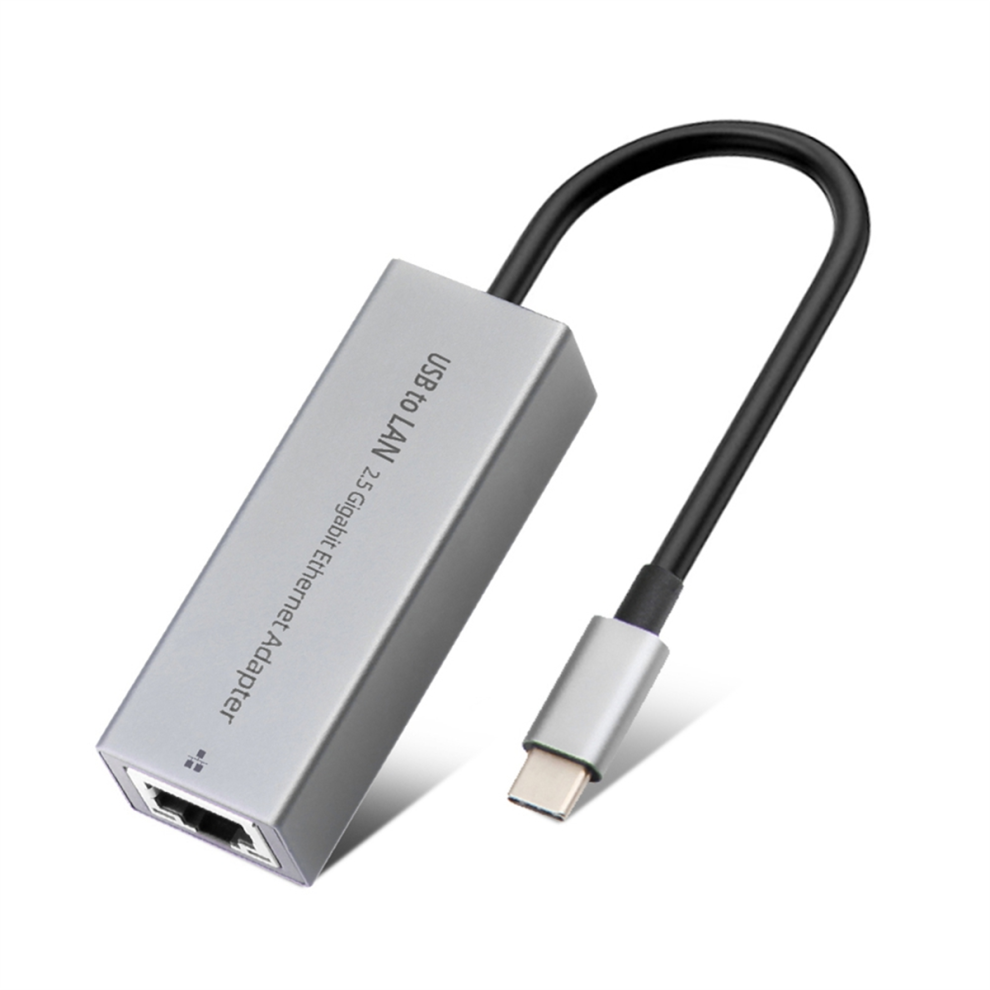 Merkloos 2500Mbps Usb Network Adapter Ethernet Adapter 2.5Gbps Gigabit Type-C