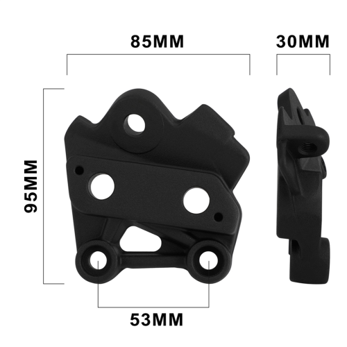 Motorcycle Footpeg Bracket Foot Peg Rest Footpedal Brackets Set 2