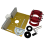 Router Lift System and Aluminum Router Table Insert Plate Gold 1