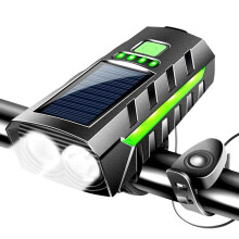 Solar racefiets koplamp, USB oplaadbaar voor nachtelijk fietsen, C