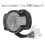 Motorrad-Tachometer 299 km/h mph 7 Farben 14000 U/min Tachometer 7