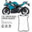 Ventilkåpspackning för Kawasaki ER400 ER-4N 2011-2014 EX400 1