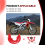 Motorcycle Front Disc Brake Cover for Honda RF250L 2017-2022 Red 6