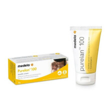 Medela Purelan 100 Nipple Cream Natural Lanolin Breastfeeding Relief for Dry, Sore & Cracked Nipples, Safe for Baby - 37g