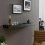 Modern Minimalist Wall Mount Wine Cabinet Wall Rack Floating Shelf 2