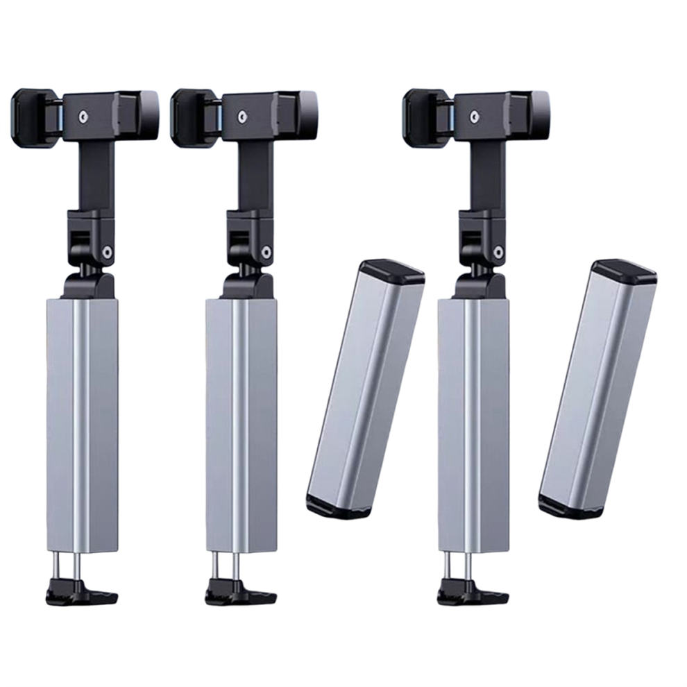 Tablet Stand Holder Clip For Switch, Kindle, Mobile Phone Silver/Black 4713598257317