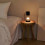Lâmpada de cera derretida Lâmpada de vela derretida Lâmpada de quarto Simples A Plugue UE 2