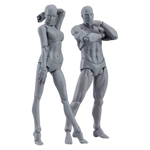 Modelo de boneco de ação articulado para stop motion e desenho B 2