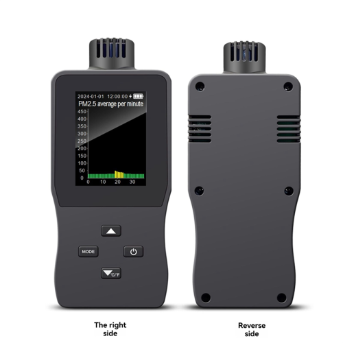 Monitor de qualidade do ar, testador de qualidade interna CO₂/TVOC/PM2.5/Temp 1