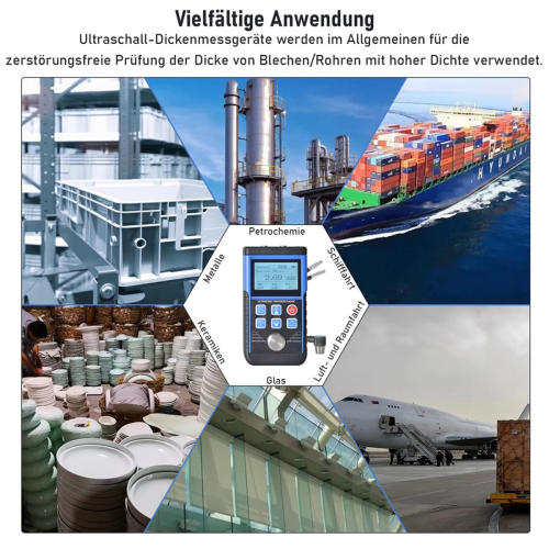 Ultrasone diktemeter Metaalmeters Verfdiktemeter 2