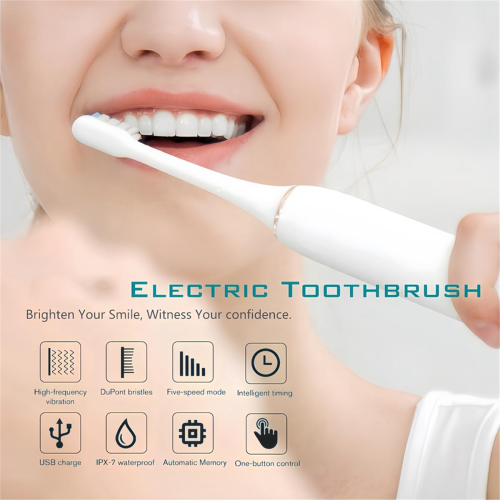 Rechargeable Electric Toothbrush Set Model C 2