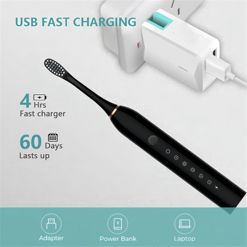 Rechargeable Electric Toothbrush Set Model C 1