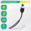 Luchtcompressor drukschakelaar met 12AWG draden 90-120PSI 6