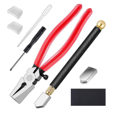 Kits de cortador de vidro Suprimentos para vitrais Ferramenta de corte de vidro