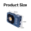 Dual Color Temperature COB LED Photography Light, Blue EU PLUG 7