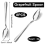 10pcs Grapefruit Stainless Steel Flatware Set 2