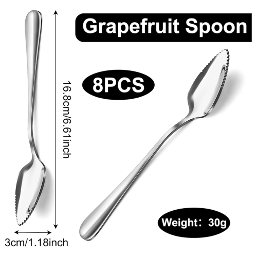 10pcs Grapefruit Stainless Steel Flatware Set 1