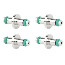 4 x High Pressure Hose for Diving, Tend, Air Coil, Rotatable, High Pressure Gauge Regulator for Pressure Gauge with ORing
