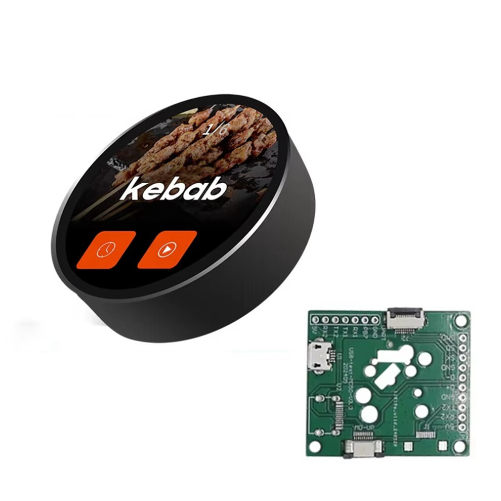 Scheda Di Sviluppo ESP32 S3 Lvgl Da 1,5 Pollici 466X466 Rotonda Nera