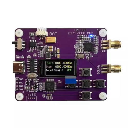 HMC833 Οθόνη πηγής σήματος Oled 6GHz Πομπός πηγής σήματος RF,