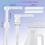 Gallon pompdispenser, 2 stuks grote harspompdispenser 30CC 5