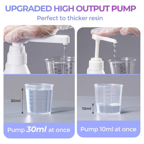 Gallon pompdispenser, 2 stuks grote harspompdispenser 30CC 2