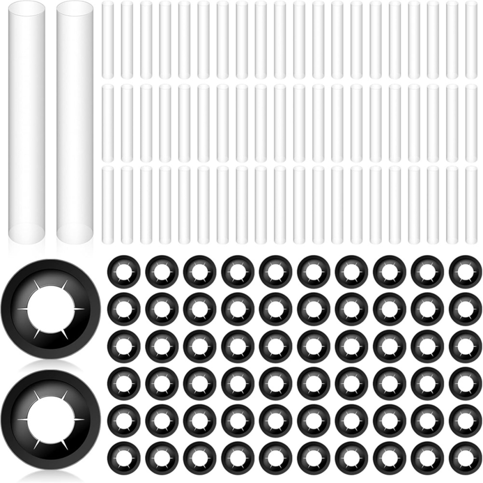 60 Pcs Garage Door Hinge Quiet Roller Sleeves,For Cars Rv Garage 4713049633127