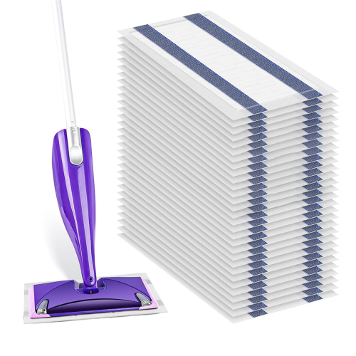 36 Pack Disposable Mop Pad Refills for Swiffer Wet Jet Spray Mop