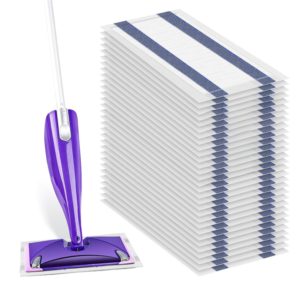 36 Pack Disposable Mop Pad Refills for Swiffer Wet Jet Spray Mop