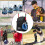 Baseball player bag, Softball equipment bag, spacious utility pack with shoe bag Ref: 9935 3