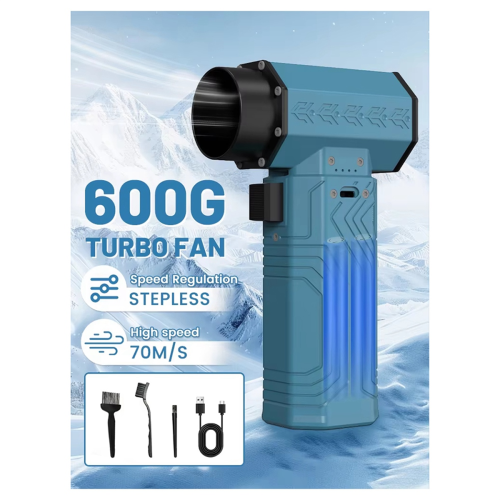 Φορητός ανεμιστήρας Turbo Jet Fan Ισχυρός φυσητήρας αέρα για υπαίθρια κατασκήνωση 1