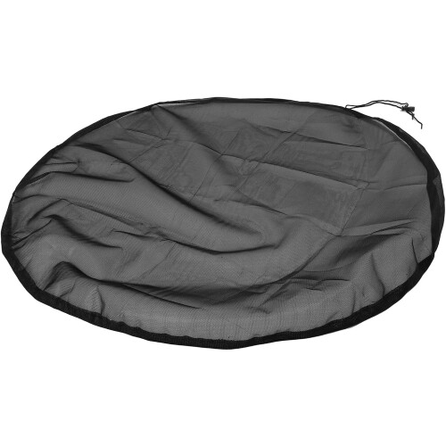 Efficient leaf and debris blocker, rain barrel mesh cover polyester fabric with elastic cord, dia 95cm 2