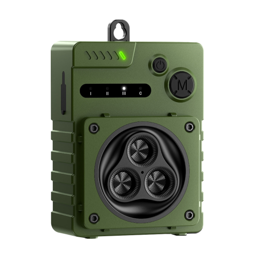 Ultrasonic Dog Anti Barking Device Waterproof Green