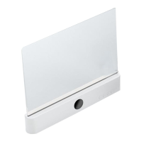 Book Light, Rechargeable Clear LED Flat Reading Light White