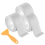 3 Rolls Caulk Tape,Waterproof Self Adhesive,Caulking Strips, White 1