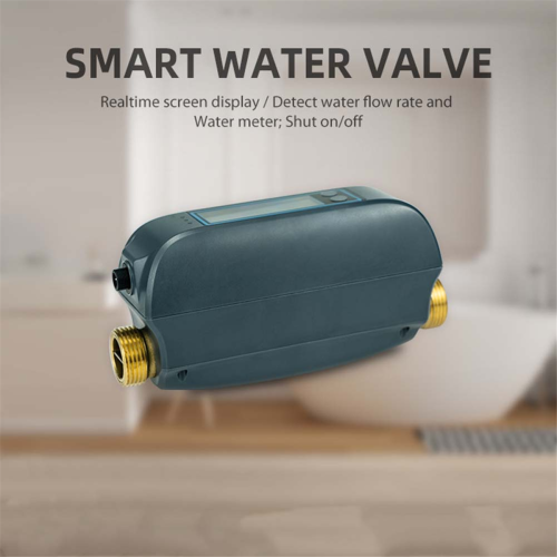 Tuya Smart WiFi Βαλβίδα Νερού με Ρυθμό Ροής Νερού, Ευρωπαϊκή Πρίζα 2