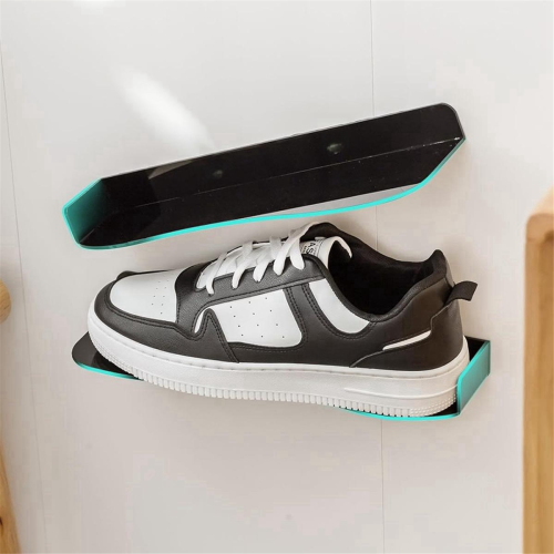 Shoe Display Shelf Floating Acrylic Shoe Wall Shelf Storage Stand 1