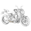 Motorcykelmodifikation Motorcykels modtrykstromleudstødningsrør 3