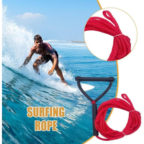 Water Ski Lead Wake Surf Rope with Handle for Wakeboarding Skiing Surfboard 2