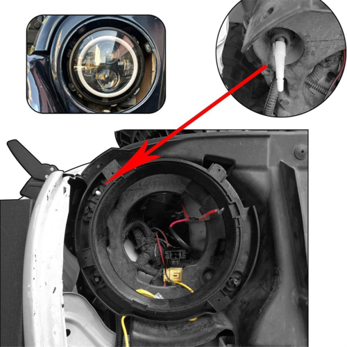 7-zoll Scheinwerfer Montage Halterung Ring Scheinwerfer Halter Für 2