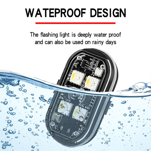 4 stücke Drahtlose LED Strobe Lichter Auto Dekor Atmosphäre Licht 2