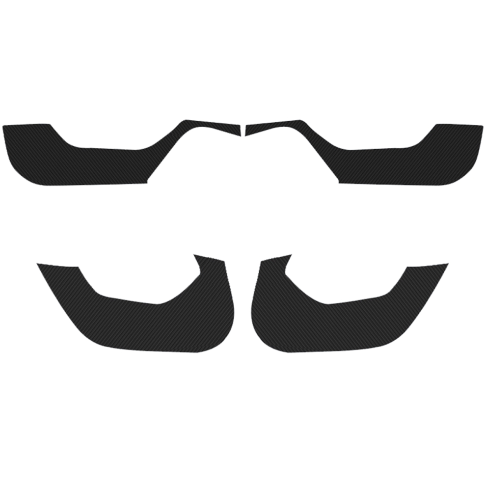 Autositz Anti-Kick-Matte Sitzseite Anti-Schmutz-Pad Kohlefaser B-image