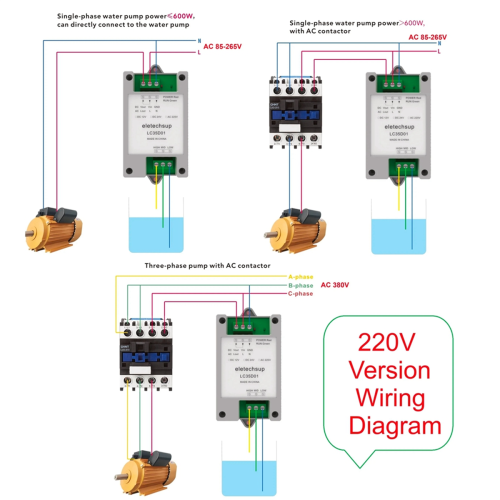 LC35D01 Automatisk vandstandsregulator AC220V 2