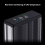 B40S DIG ARGB 4 Heatpipes CPU Køler Intelligent Temperatur 5