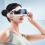 Dispositivo de massagem ocular 16D Smart Acupoint Massage Bluetooth Eye White 4