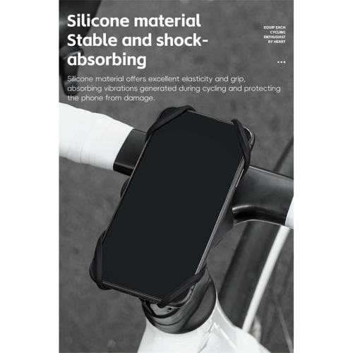 Suporte para celular para bicicleta e motocicleta de 4 a 6,7 polegadas, preto 2