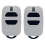 2 stuks 2-sleutel garagedeur afstandsbediening 433,92 MHz rolling code voor 1