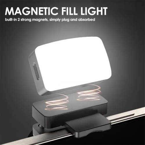 Bærbar Mini Selfie Fill Light Magnetisk Sød LED Videolampe 1